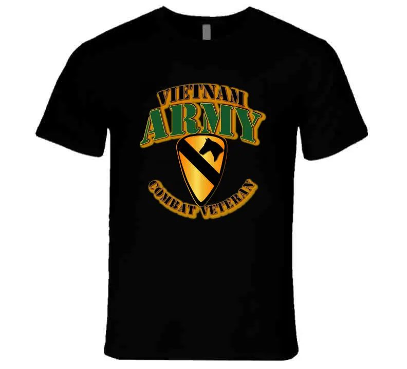 1St Cavalry, Vietnam, Combat Veteran - T-Shirts - Premium 1