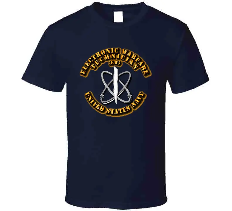 Navy - Rate - Electronic Warfare Technician T Shirt 4
