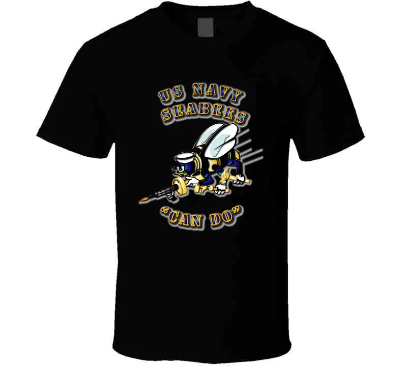 Us Navy Seabees "Can Do" - T-Shirts - Classic 1
