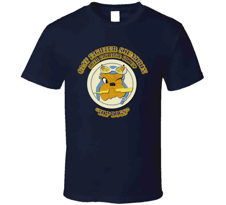 Aac - 61St Fighter Squadron - 56Th Fighter Group T Shirt 4