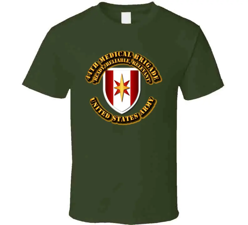 Ssi - 44Th Medical Brigade W Motto Blk - T-Shirts - Premium 3