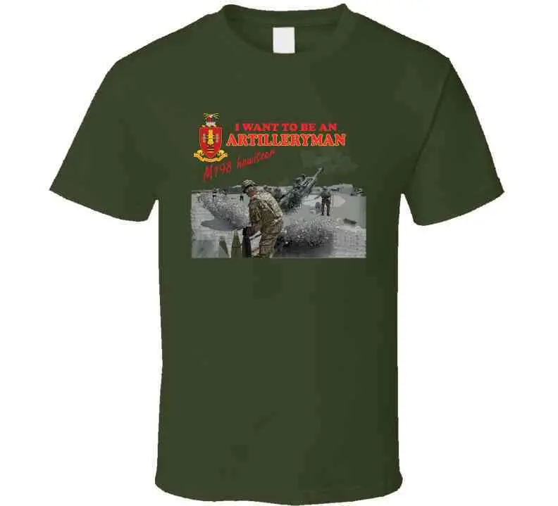 Artillery - M198 Howitzer - I Want To Be An Artilleryman Classic T Shirt, Crewneck Sweatshirt, Hoodie, Long Sleeve, Mug 7