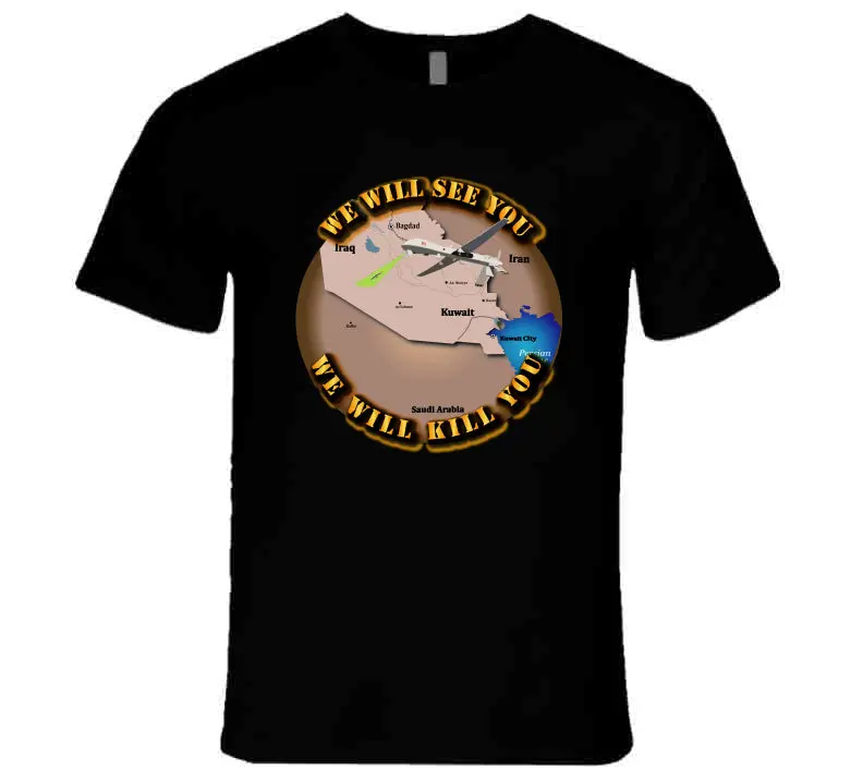 Iraq Map Predator - T-Shirts - Premium 1