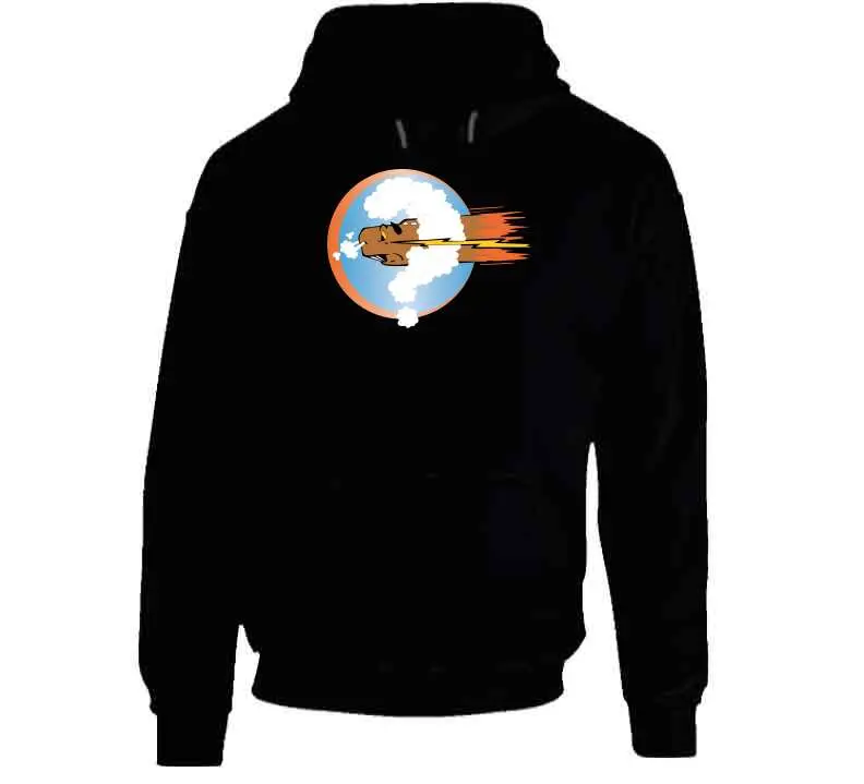 Vintage-inspired apparel honoring the 754th Bombardment Squadron of the 458th Bomb Group stationed in England during WWII—available as a classic T-shirt, crewneck sweatshirt, hoodie, or long-sleeve top. - Image 9