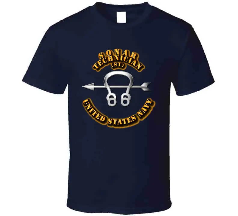 Navy - Rate - Sonar Technician T Shirt 4