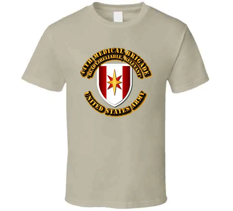Ssi - 44Th Medical Brigade W Motto Blk - T-Shirts - Premium 5