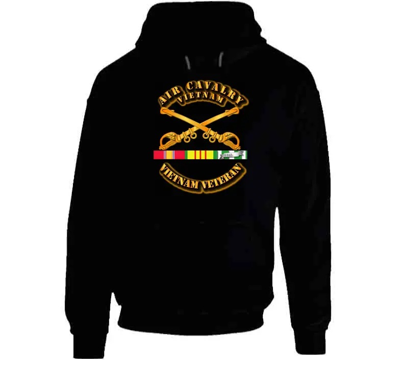 Air Cavalry W Vietnam Svc Ribbons - Hoodie 1