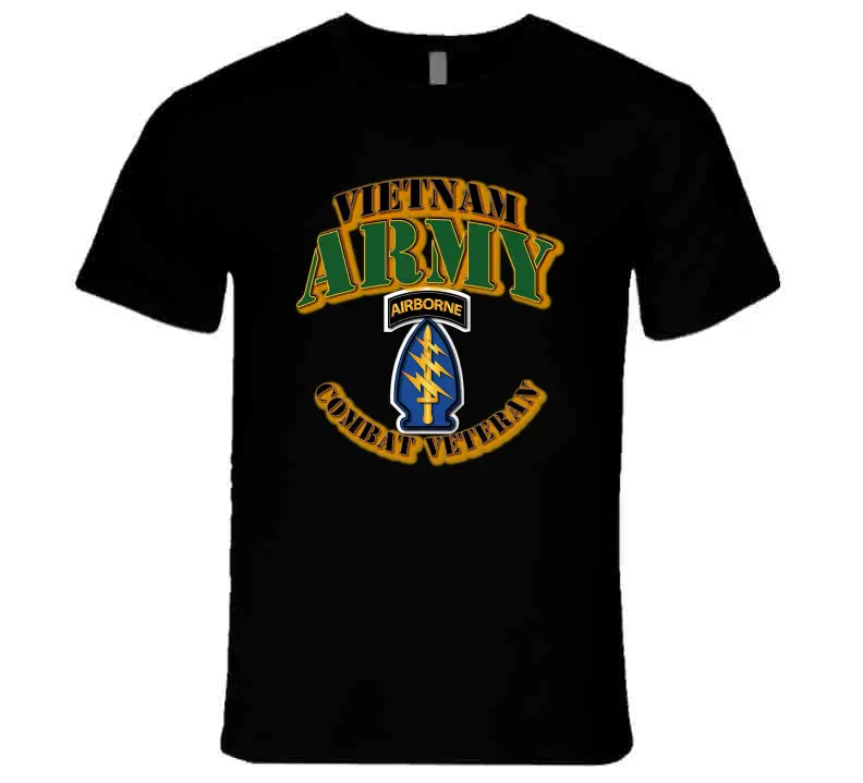 Special Forces - Ssi - Vietnam - Combat Vet - T-Shirts - Premium 1