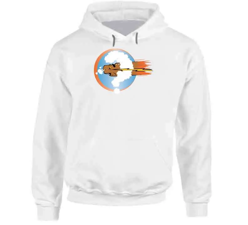 Vintage-inspired apparel honoring the 754th Bombardment Squadron of the 458th Bomb Group stationed in England during WWII—available as a classic T-shirt, crewneck sweatshirt, hoodie, or long-sleeve top. - Image 11
