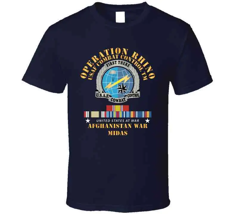 Sof - Operation Rhino - Afghanistan - Usaf Combat Control W Svc - Midas X 300 T Shirt 4