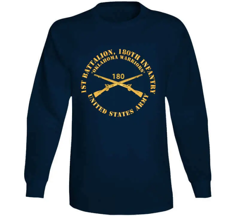 Classic crewneck tee, hoodie, long-sleeve shirt, and sweatshirt honoring the 180th Infantry Regiment — Oklahoma's proud U.S. Army unit - Image 13