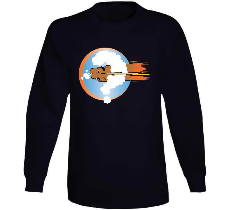 Vintage-inspired apparel honoring the 754th Bombardment Squadron of the 458th Bomb Group stationed in England during WWII—available as a classic T-shirt, crewneck sweatshirt, hoodie, or long-sleeve top. - Image 12