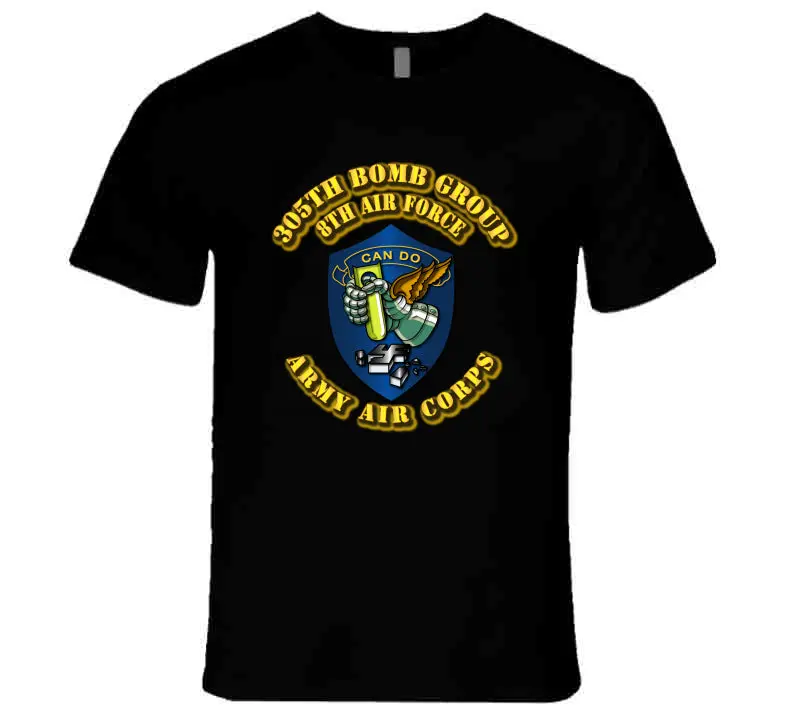 AAC 305th Bomb Group Vintage Military T-Shirt - Image 6