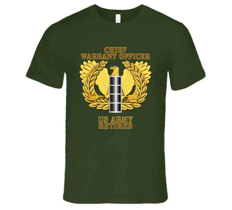 Warrant Officer - Cw4 - Retired - T-Shirts - Premium 3