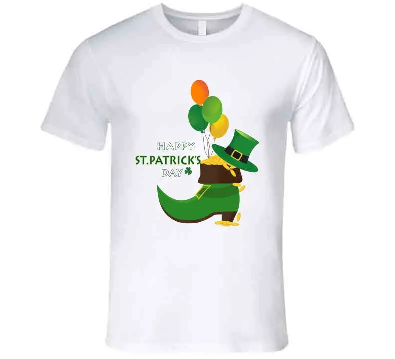 St. Patrick's Day Leprechaun Shoe Sweatshirt with Gold Coins Design - Image 20