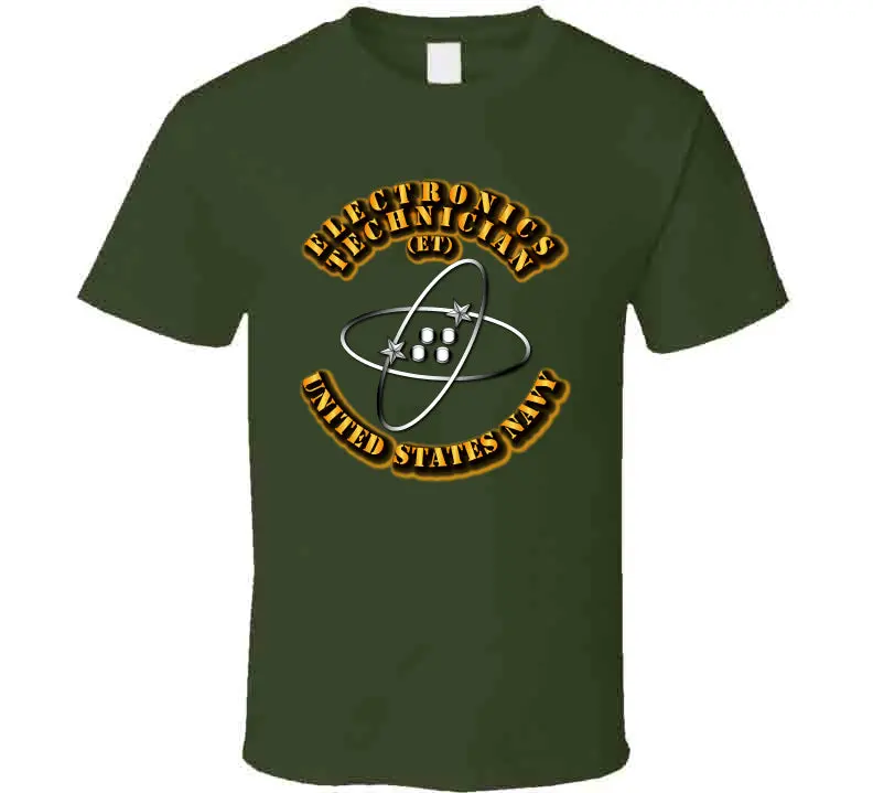 Navy - Rate - Electronics Technician T Shirt 3