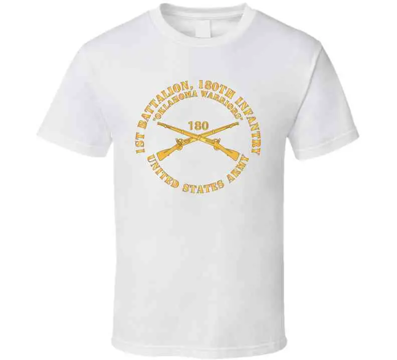180Th Infantry Regiment Branch - Oklahoma Warriors - Us Army X 300 Classic T Shirt, Crewneck Sweatshirt, Hoodie, Long Sleeve 5