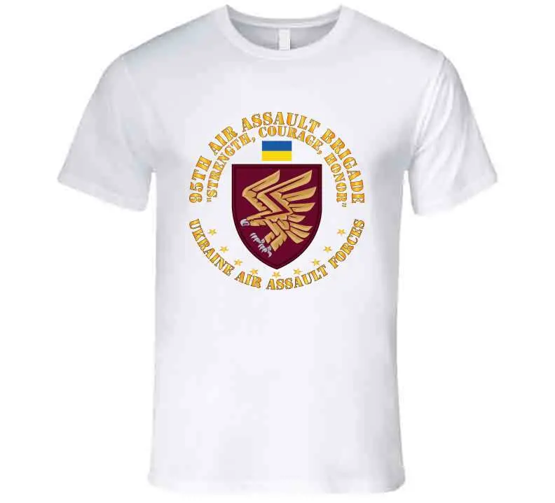 Ukraine 95th Air Assault Brigade Patriotic T-Shirt – Strength, Courage, Honor - Image 20