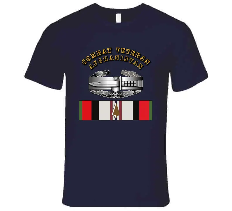 High-Quality T-Shirt Honoring Afghanistan Combat Veterans with Cab Design - Image 4