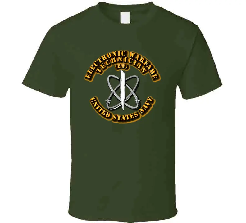 Navy - Rate - Electronic Warfare Technician T Shirt 3
