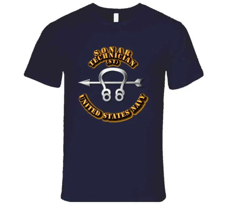 U.S. Navy Sonar Technician Rate T-Shirt - Image 9