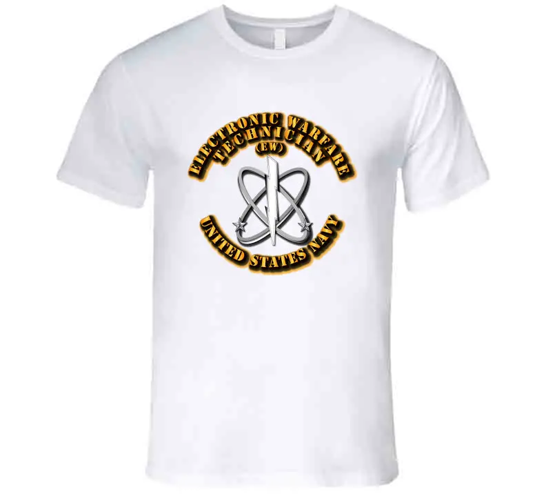 U.S. Navy Electronic Warfare Technician Rate T-Shirt - Image 7