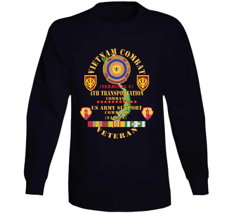 Commemorative T-Shirt for U.S. Army Vietnam Veterans Who Served with the 4th Transportation Command and U.S. Army Support Command in Saigon - Image 12