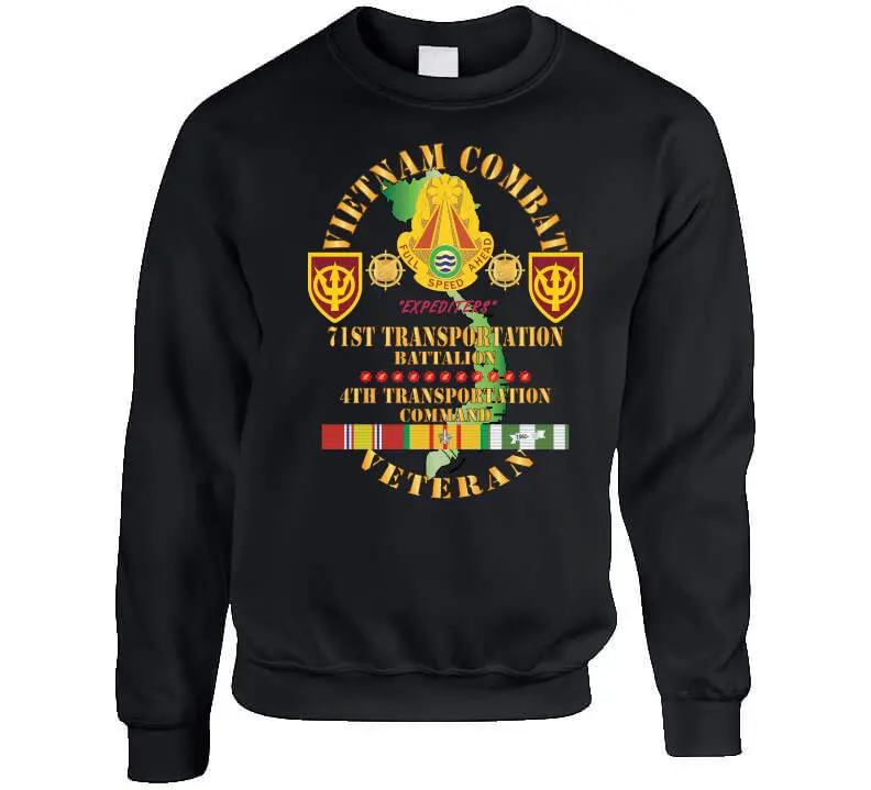 Vietnam War Veteran T-Shirt Honoring the 71st Transportation Battalion, 4th Transportation Command - Image 6