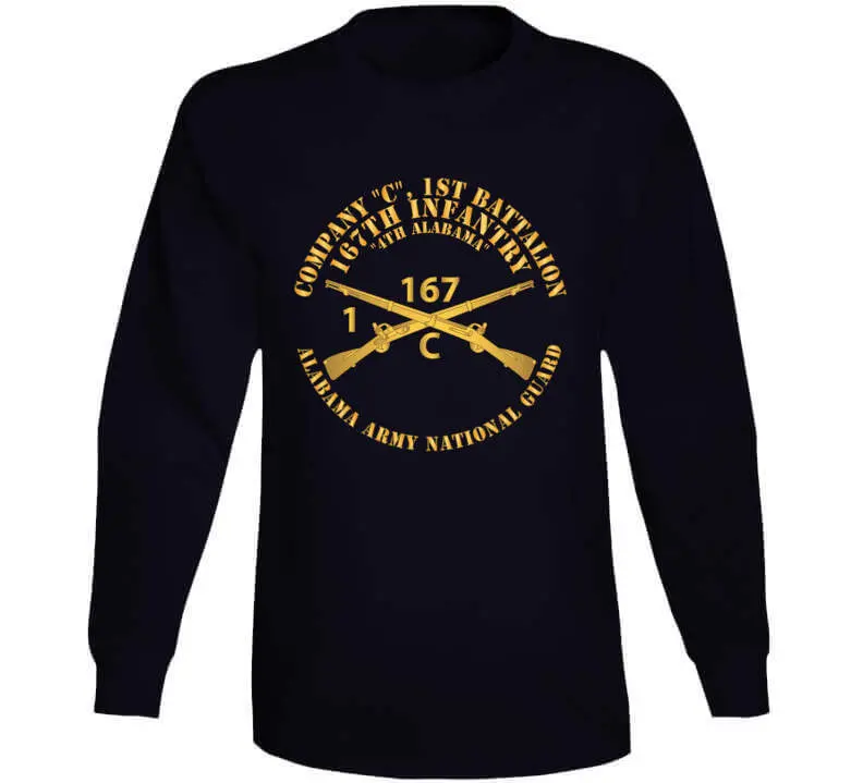 Military Veteran T-Shirt Honoring Company C, 1st Battalion, 167th Infantry Regiment, 4th Alabama ALARNG - Image 12