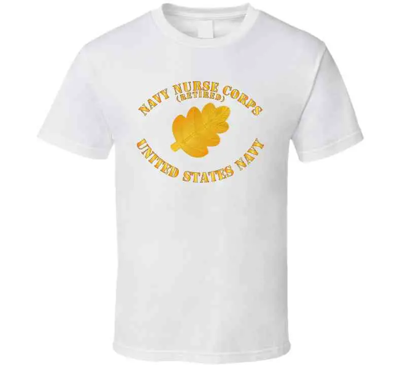 Navy Nurse Corps Retired Pin Apparel – Classic T-Shirt, Crewneck Sweatshirt, Hoodie & Long Sleeve Top - Image 5