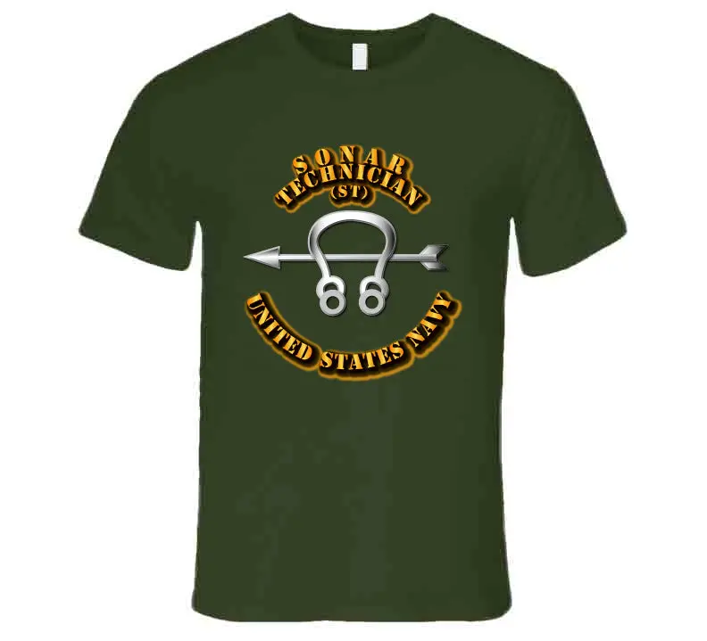 U.S. Navy Sonar Technician Rate T-Shirt - Image 8