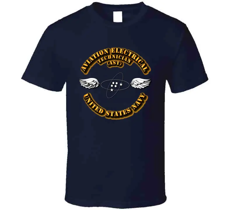 Navy - Rate - Aviations Electrical Technician T Shirt 4