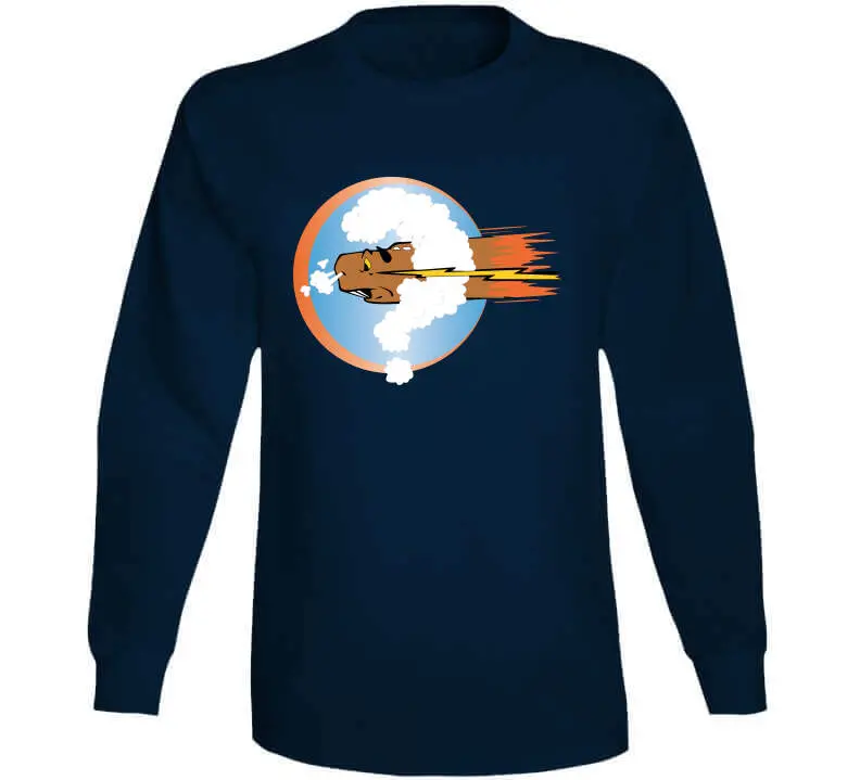 Vintage-inspired apparel honoring the 754th Bombardment Squadron of the 458th Bomb Group stationed in England during WWII—available as a classic T-shirt, crewneck sweatshirt, hoodie, or long-sleeve top. - Image 13