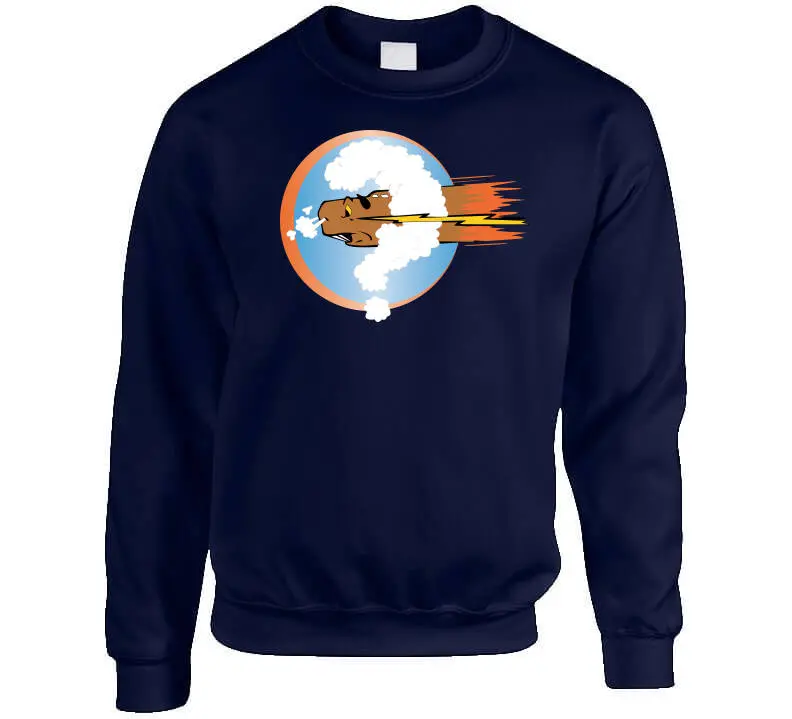 Vintage-inspired apparel honoring the 754th Bombardment Squadron of the 458th Bomb Group stationed in England during WWII—available as a classic T-shirt, crewneck sweatshirt, hoodie, or long-sleeve top. - Image 7