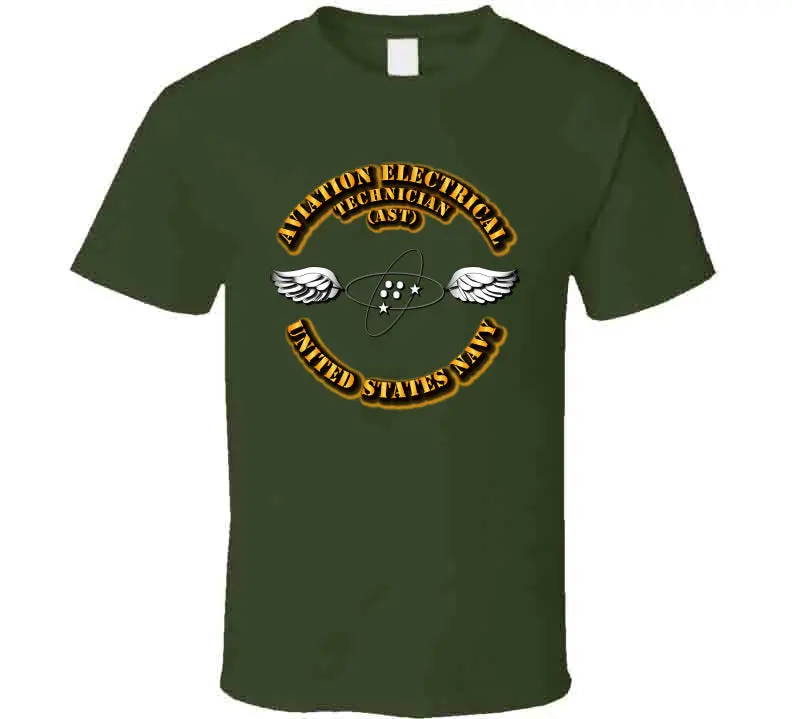 Navy - Rate - Aviations Electrical Technician T Shirt 3