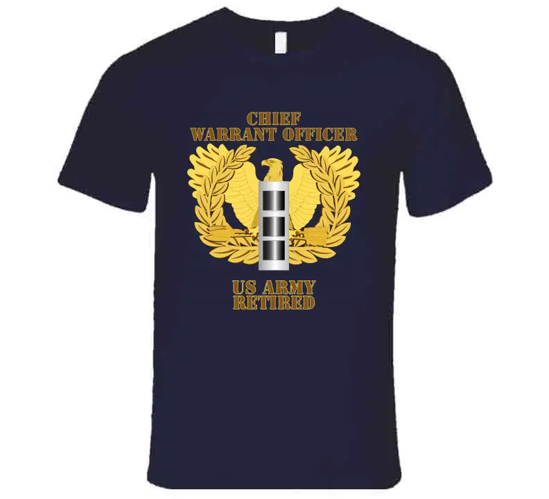Warrant Officer - Cw3 - Retired - T-Shirts - Premium 4