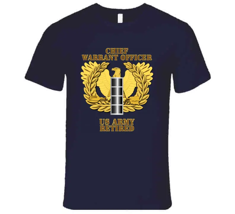 Warrant Officer - Cw4 - Retired - T-Shirts - Premium 4