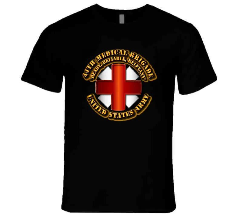 Dui - 44Th Medical Brigade W Motto Blk - T-Shirts - Premium 1