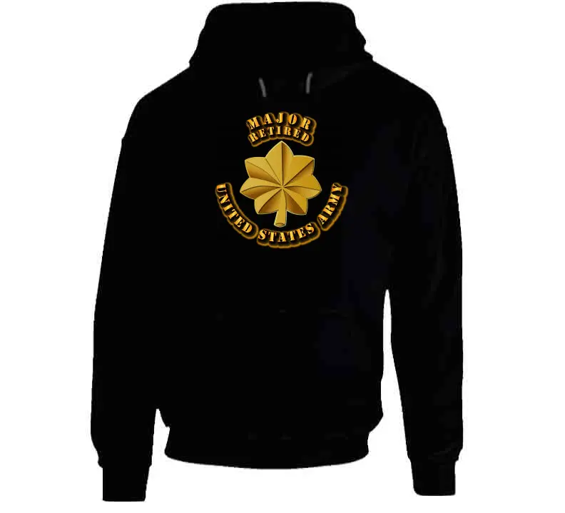 Major Retired W Txt - Hoodie 1