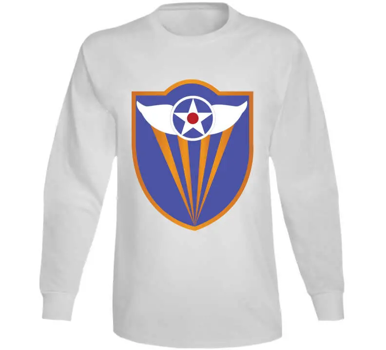 AAC SSI 4th Air Force vintage-style crewneck T-shirt — heavyweight 300gsm cotton, also available as sweatshirt, hoodie, or long-sleeve tee - Image 14