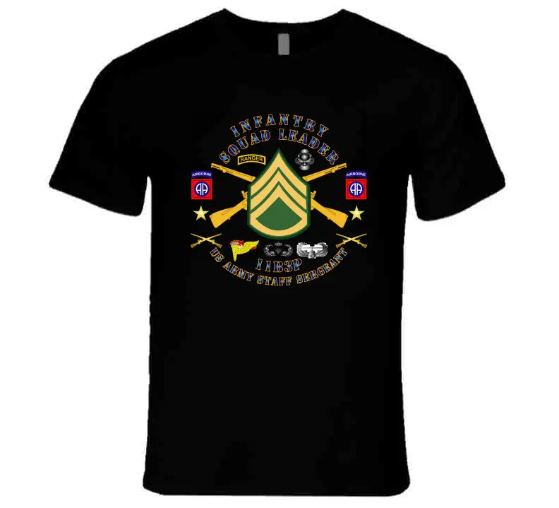 Infantry - Squad Leader - Pro - 82Nd Airborne - T-Shirts - Premium 1