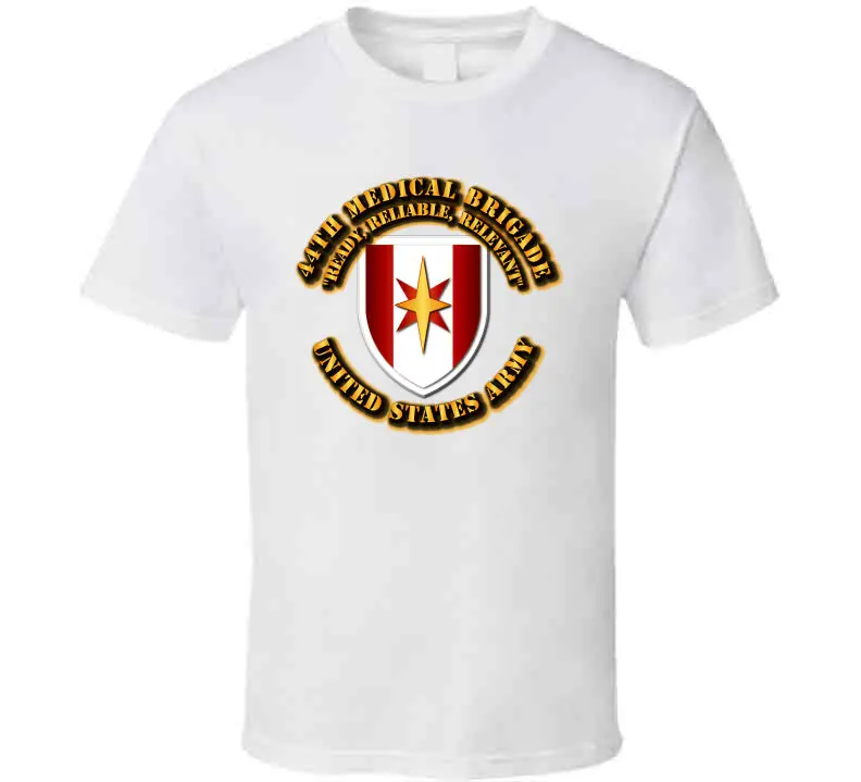 Ssi - 44Th Medical Brigade W Motto Blk - T-Shirts - Premium 2