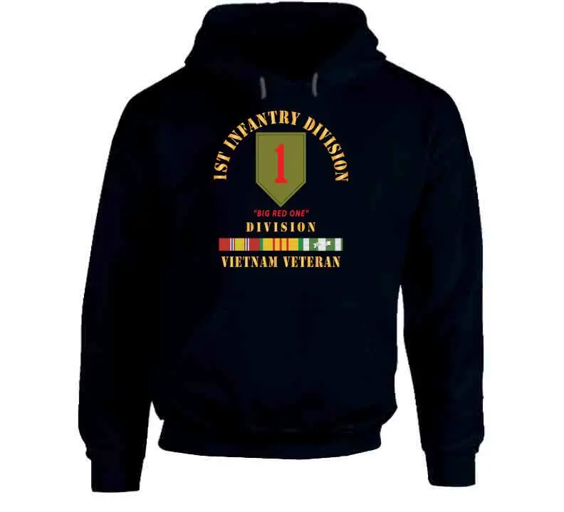 Authentic Army 1st Infantry Division 'Big Red One' Vietnam War Veteran T-Shirt Featuring VN Service Bar - Image 11