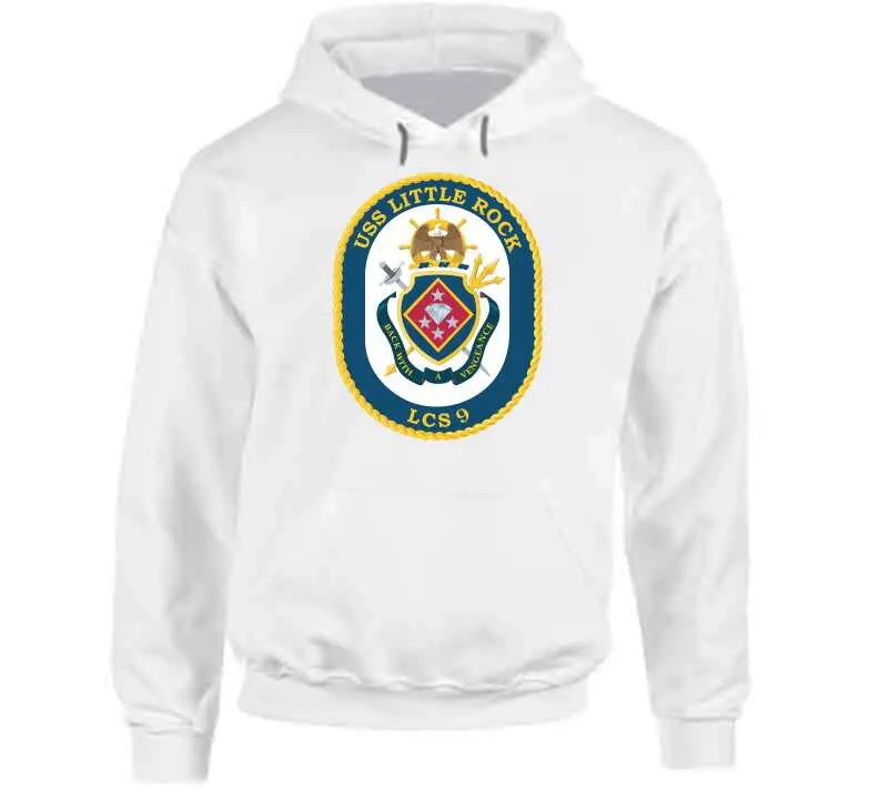 USS Little Rock (LCS-9) Navy-Inspired Classic T-Shirt, Crewneck Sweatshirt, Hoodie, and Long-Sleeve Top - Image 11