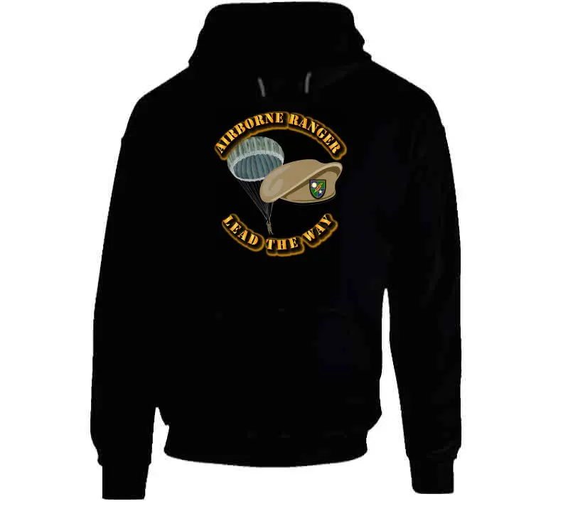 Sof - Airborne Ranger - Beret - Lead The Way W Paratroop - Hoodie 1