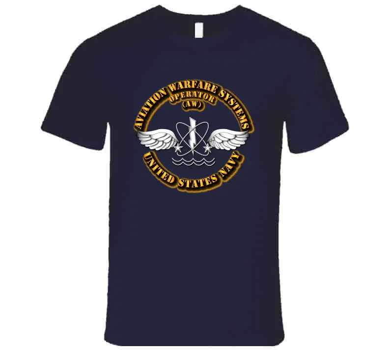 Navy Aviation Warfare Systems Operator (AW) Rate T-Shirt - Image 9