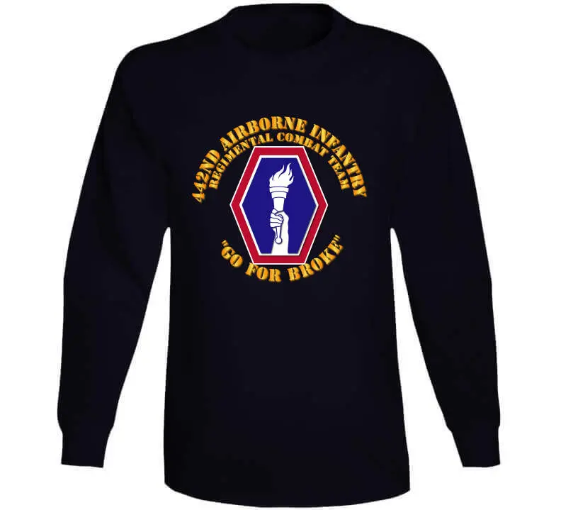 Army - 442Nd Airborne Infantry Regimental Combat Team - Long Sleeve 1