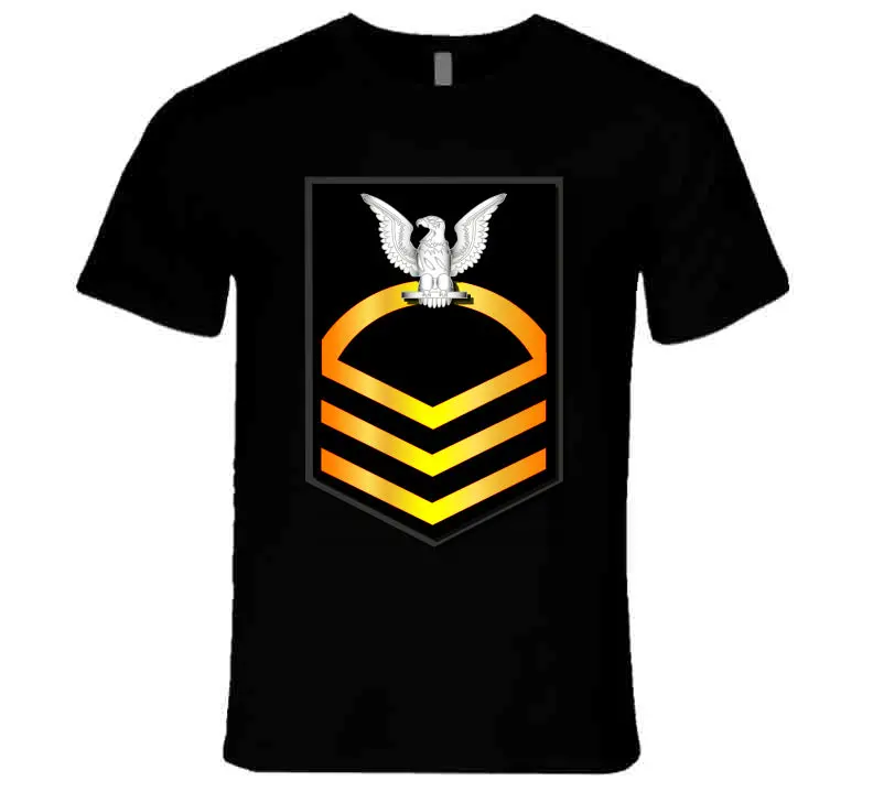 Rank - E7 - Cpo - Gold - T-Shirts - Premium 1