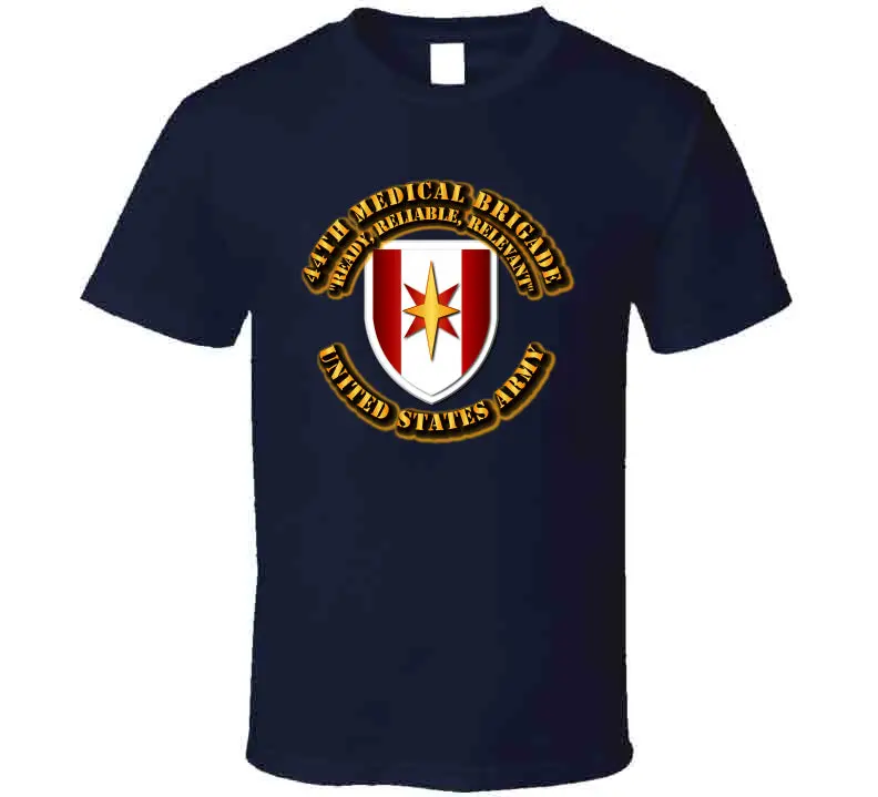Ssi - 44Th Medical Brigade W Motto Blk - T-Shirts - Premium 4