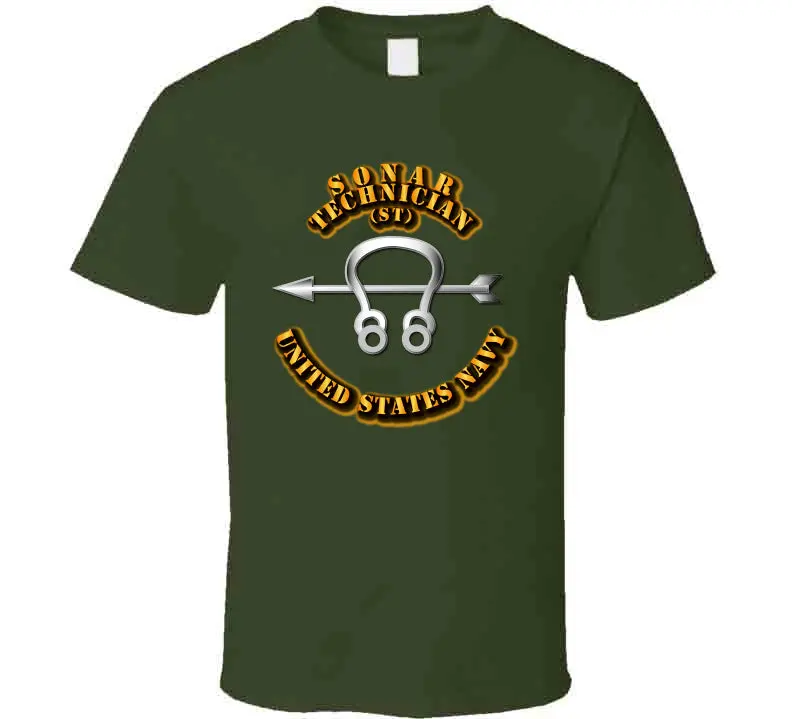 Navy - Rate - Sonar Technician T Shirt 3